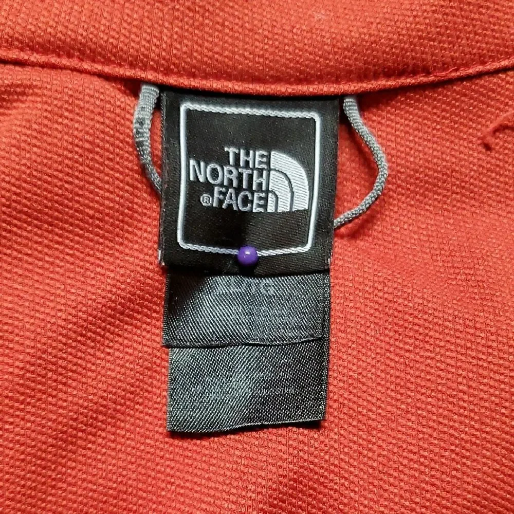 The North Face Vibrant Red and Gray Windbreaker